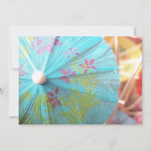 Nah-up-Papierparasol Einladung (Rückseite)