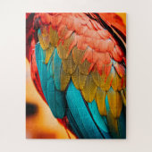 Nah Up Parrot Bird Feathers Puzzle (Vertikal)