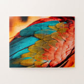Nah Up Parrot Bird Feathers Puzzle (Horizontal)