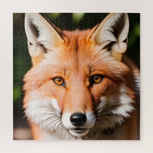 Nah-up Portrait eines Fuchs Puzzle (Vertikal)