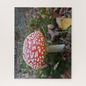 Nah-up Puzzle: Niedliche Fliege Amanita Puzzle (Vertikal)