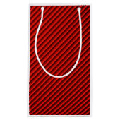 Nah-Up Red Textile Muster Geschenktasche Kleine Geschenktüte (Vorderseite)