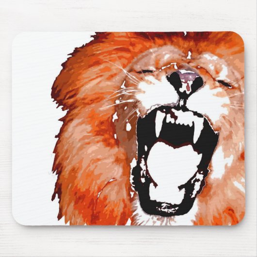Nah-up Roaring Lion Artwork Mousepad (Vorne)