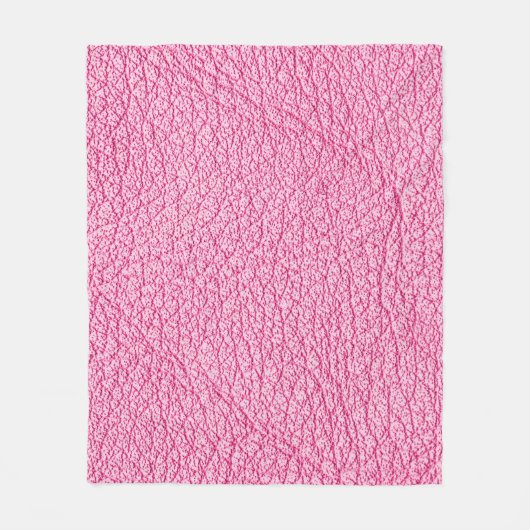 Nah-up rosa Leder, texturierter Hintergrund. Fleecedecke (Vorderseite)