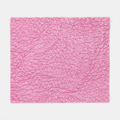 Nah-up rosa Leder, texturierter Hintergrund. Fleecedecke (Vorderseite (Horizontal))