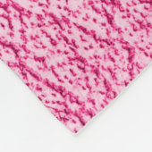 Nah-up rosa Leder, texturierter Hintergrund. Fleecedecke (Ecke)