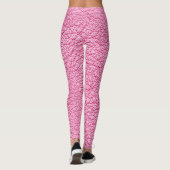Nah-up rosa Leder, texturierter Hintergrund. Leggings (Rückseite)