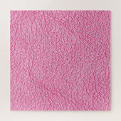 Nah-up rosa Leder, texturierter Hintergrund. Puzzle (Horizontal)