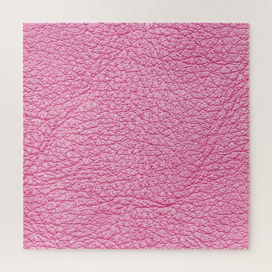 Nah-up rosa Leder, texturierter Hintergrund. Puzzle (Vertikal)
