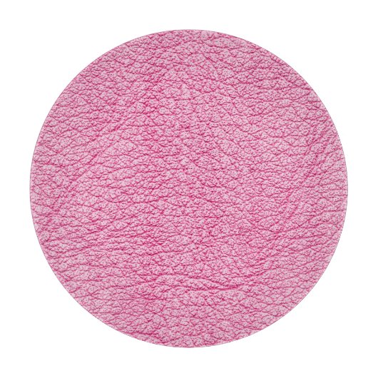Nah-up rosa Leder, texturierter Hintergrund. Schneidebrett (Vorderseite)