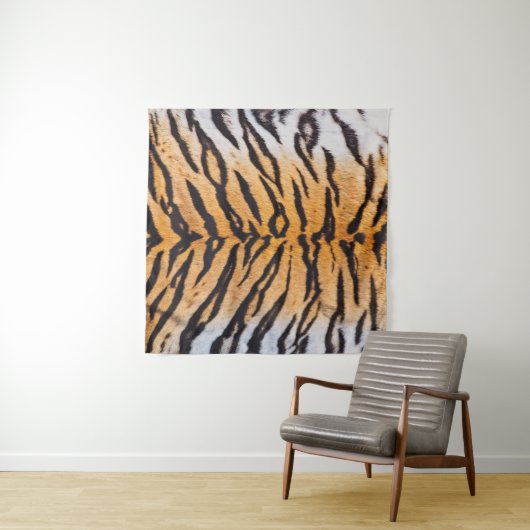 Nah-Up Shot of Real Indo-Chinese Tiger (Panthera) Wandteppich (Beispiel)