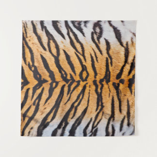 Nah-Up Shot of Real Indo-Chinese Tiger (Panthera) Wandteppich