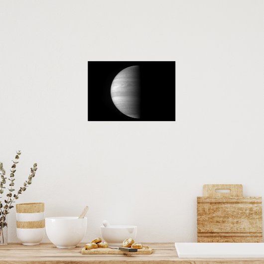 Nah-up-Sicht auf den Jupiter-Planeten Poster (Küche)