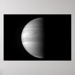 Nah-up-Sicht auf den Jupiter-Planeten Poster