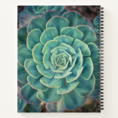 Nah-up Sukkulent Notizblock (Rückseite)