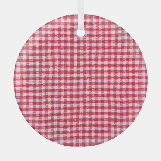 Nah-Up-Tablett mit roter Schachtel. Ornament Aus Glas (Vorderseite)