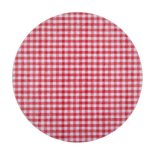 Nah-Up-Tablett mit roter Schachtel. Schneidebrett (Vorderseite)