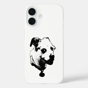 Nah-Up Terrier Mix Art iPhone Case