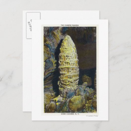 Nah-up View der chinesischen Pagode Postkarte (Vorne/Hinten)