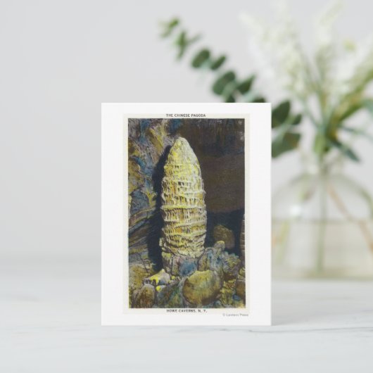 Nah-up View der chinesischen Pagode Postkarte (Stehend Vorderseite)