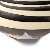 Nah Up Zebra Pair Bold und Strikte Wildnis Poster (Ecke)