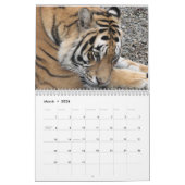 Nah ups von Gesichtern 2014 des wilden Tieres Kalender (Mär 2026)