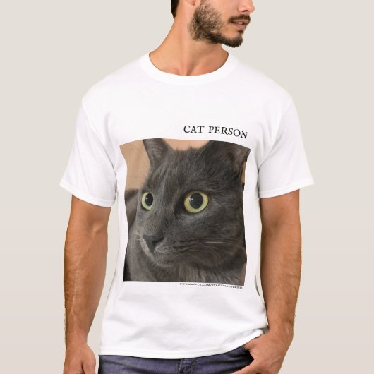 Nah von einem schönen Katzengesicht für Katzenlieb T-Shirt (Vorderseite)