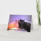 Nah zu Ihrer Grußkarte Karte (Vorderseite)