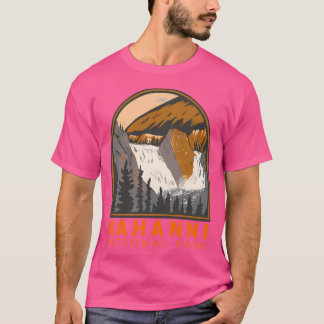 Nahanni Nationalpark Reservat Vintag Emblem Activ T-Shirt