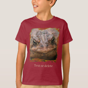 Nahansicht Kröten-Gesicht Personalisiertes T-Shirt