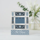 Nähanweisung Postkarte (Stehend Vorderseite)