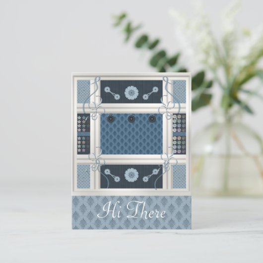 Nähanweisung Postkarte (Stehend Vorderseite)