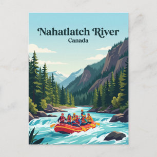 Nahatlatch River British Columbia, Kanada Postkarte