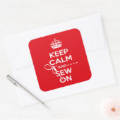 Nähaufkleber Quadratischer Aufkleber (Umschlag)