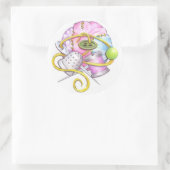 Nähaufkleber Runder Aufkleber (Tasche)