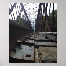 Nahaufnahme aus niedriger Perspektive Eisenbahnsch