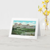 Nahaufnahme-Außenansicht von Hotel Mt. Washington Karte (Gelbe Blume)