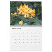 Nahaufnahme-Blumen Kalender (Feb 2026)