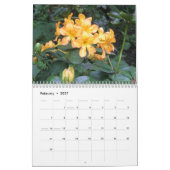 Nahaufnahme-Blumen Kalender (Feb 2027)