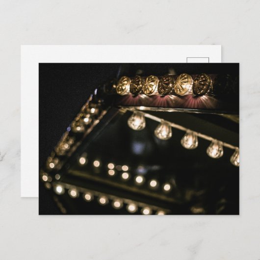 NAHAUFNAHME DACH FAHRGESCHÄFT HAAGER HERBSTFEST POSTKARTE (Vorne/Hinten)