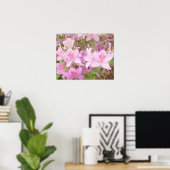 Nahaufnahme der Azaleenblüte Poster (Heimbüro)