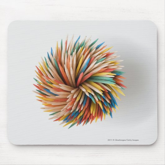 Nahaufnahme der farbigen Bleistifte Mousepad (Vorne)
