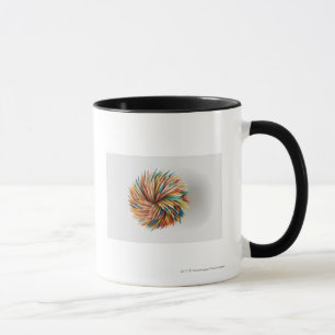 Nahaufnahme der farbigen Bleistifte Tasse