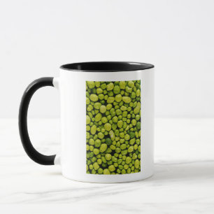 Nahaufnahme der grünen Kiesel Tasse