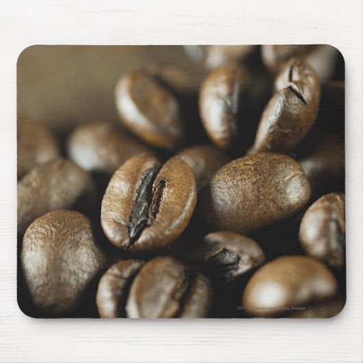 Nahaufnahme der Kaffeebohnen Mousepad (Vorne)