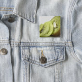 Nahaufnahme der Kiwischeiben Button (Beispiel)