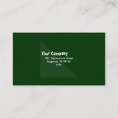 Nahaufnahme der Paprikaschoten Visitenkarte (Rückseite)