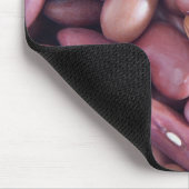 Nahaufnahme der weißer Bohnen Mousepad (Ecke)
