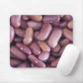 Nahaufnahme der weißer Bohnen Mousepad (Mit Mouse)
