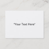 Nahaufnahme des blaues Wasser-Tropfens Visitenkarte (Rückseite)